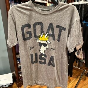GOAT USA Gray Graphic T-Shirt